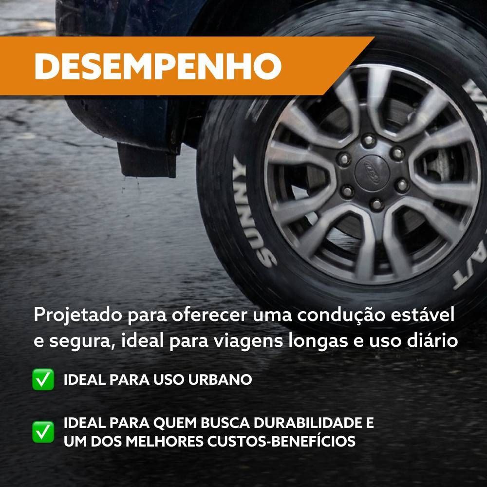 PNEU ARO 16 215/65R16 SUNNY 98T NU033 A/T